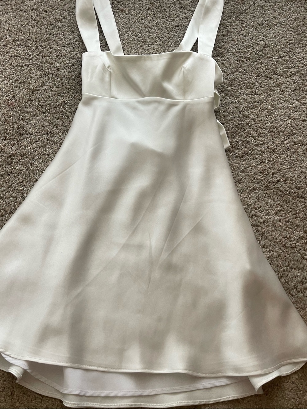 Nwt Zara Satin Effect Short Dress